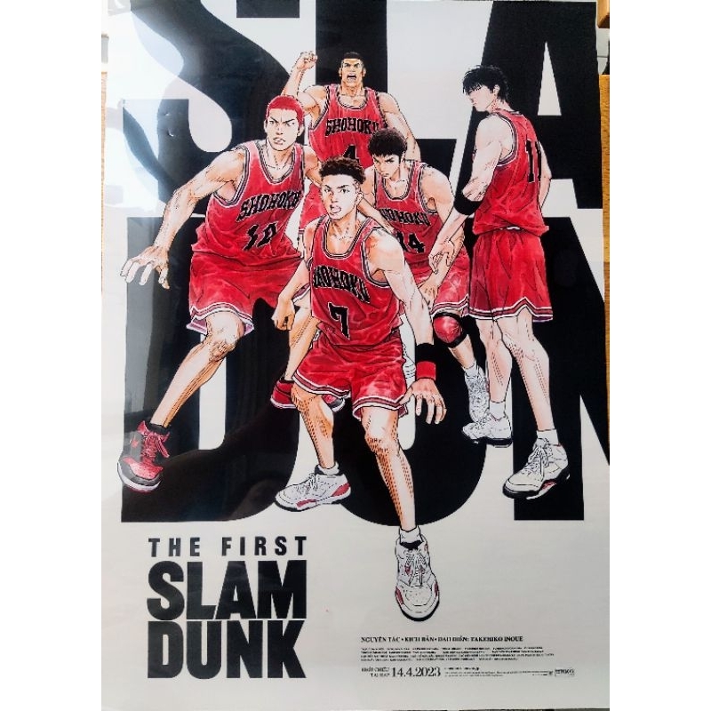 Poster phim Slam Dunk vào tháng 04.2023