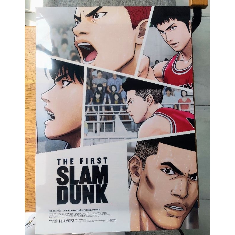 Poster phim Slam Dunk vào tháng 04.2023