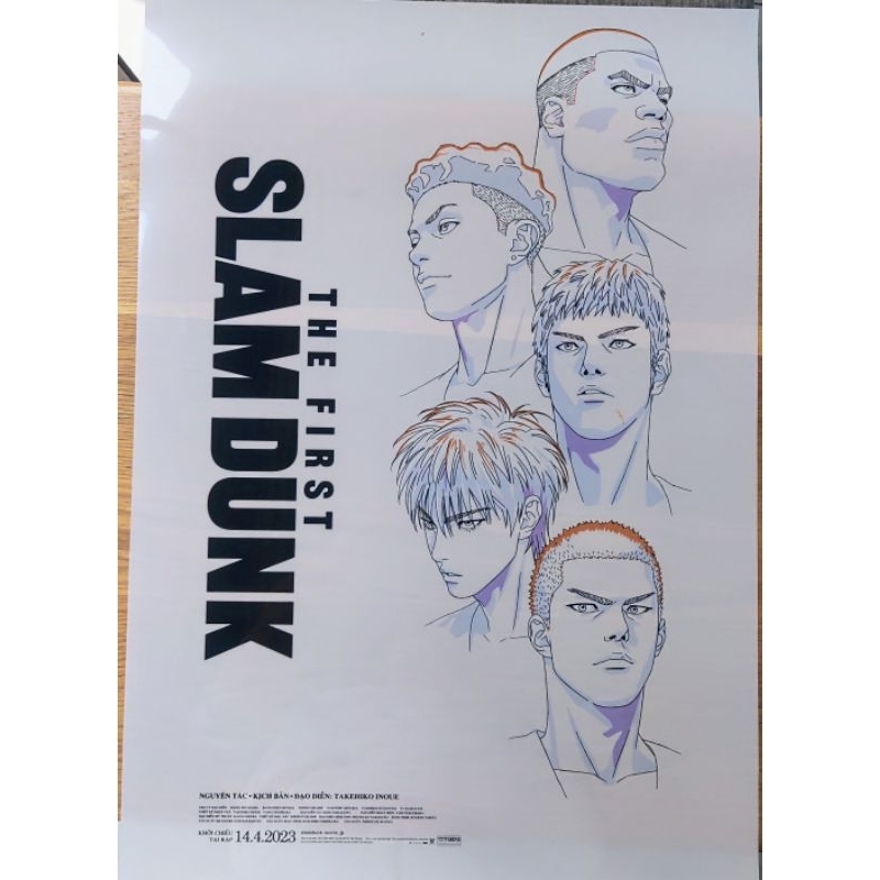 Poster phim Slam Dunk vào tháng 04.2023