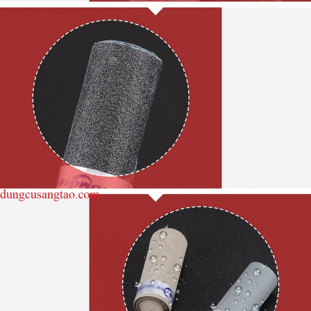 Giấy nhám cuộn nhiều lớp, đầu chà nhám khô / nhám ướt trục giữ 2.35mm