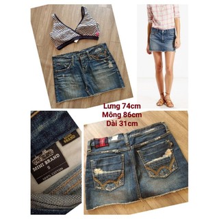 chân váy jeans HQ nhiều kiểu 2hand