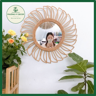 Gương Mây Decor, Gương Decor Treo Tường, Gương Decor Trang Trí Phòng xinh xắn Phương Vy Decor