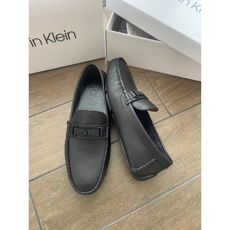 GIÀY MỌI NAM - CALVIN KLEIN DA TOÀN BỘ - SIZE 39–>44