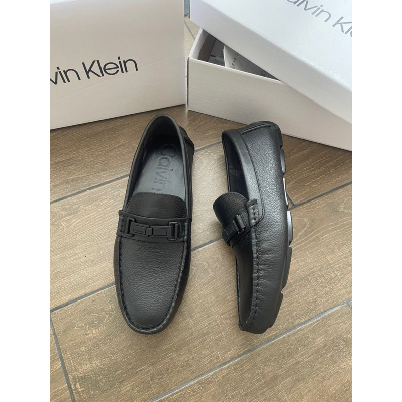 GIÀY MỌI NAM - CALVIN KLEIN DA TOÀN BỘ - SIZE 39–>44