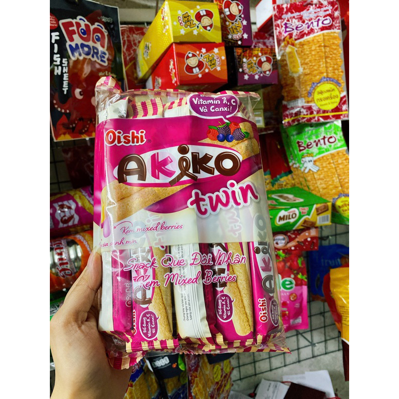 Bánh Snack que nhân Akiko Oishi gói 140g