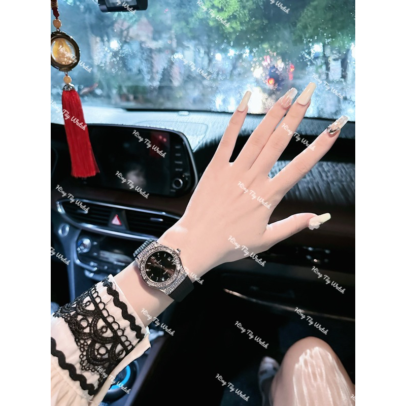 Đồng Hồ Nữ OP Dây Si li con mềm chống nước