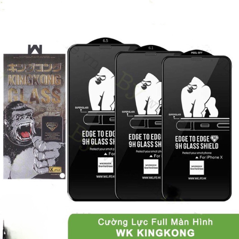 Kính Cường Lực KINGKONG Full Màn Chính Hãng.
