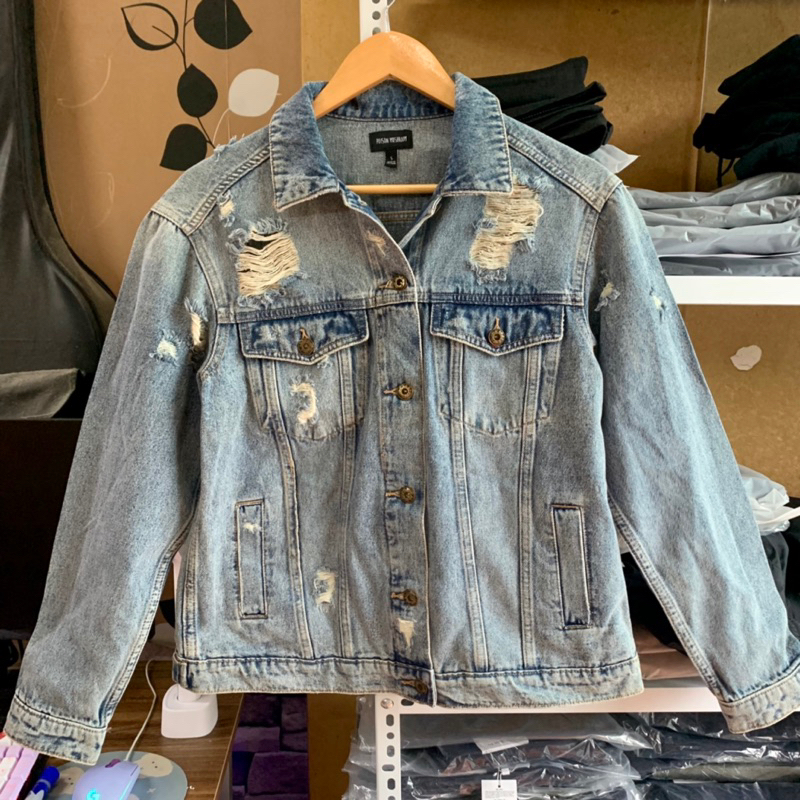 Áo khoác bò Denim Jacket Poison Mushroom