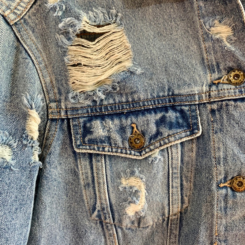Áo khoác bò Denim Jacket Poison Mushroom