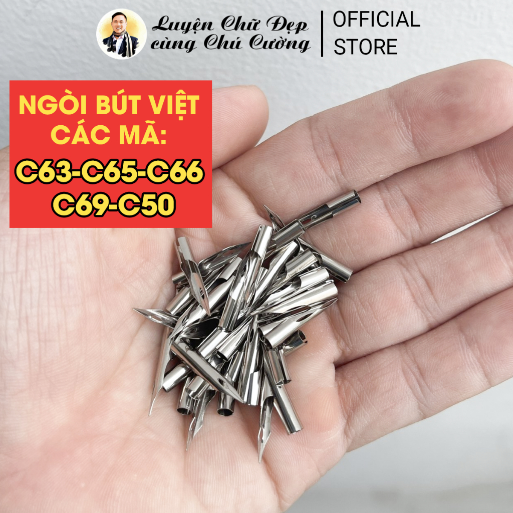 5 cái Ngòi Bút Việt | Thanh Đậm Không Gai các mã: C63, C65, C66, C69, C50