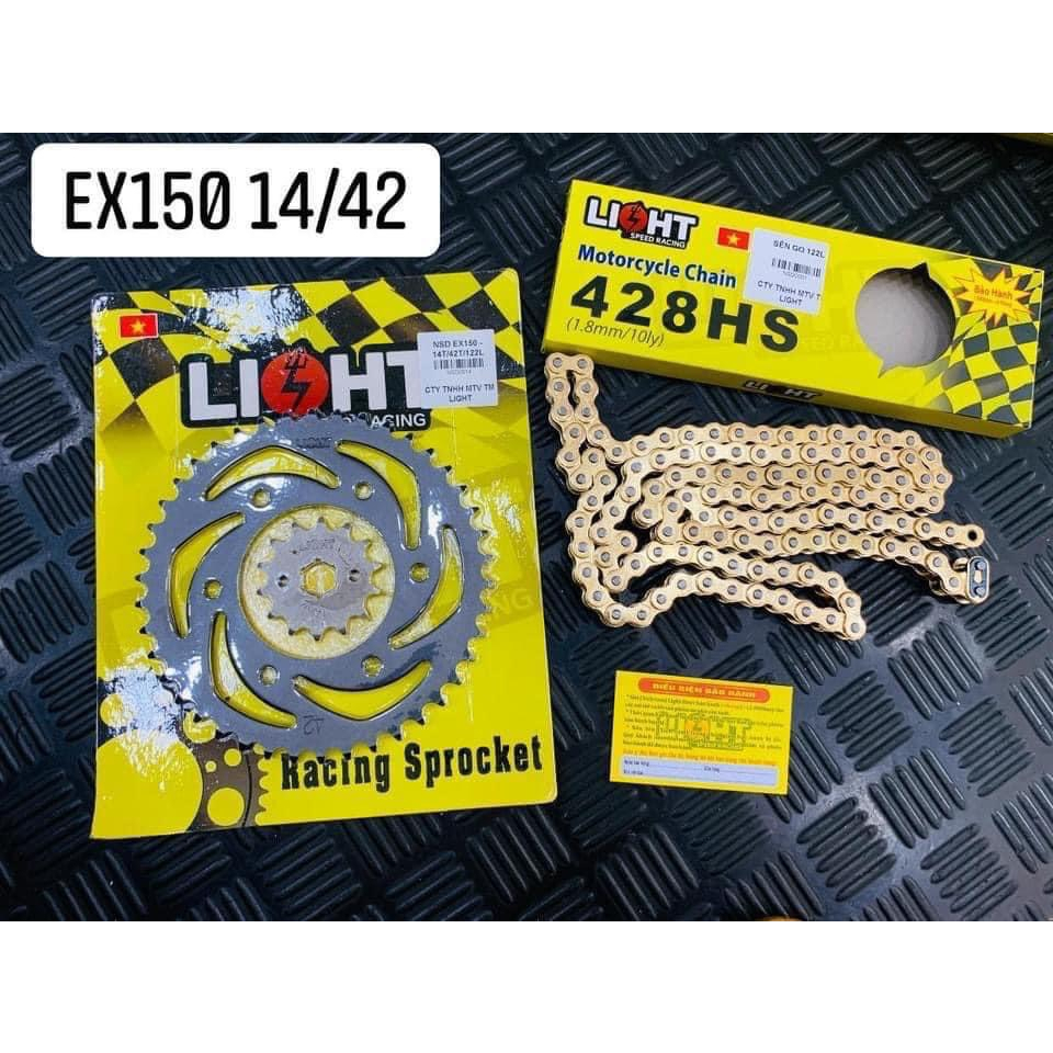 Nhông Sên Dĩa Light EX 150 / EX 135 5s / EX 135 4s / Winner / Sonic / Satria / EX 155