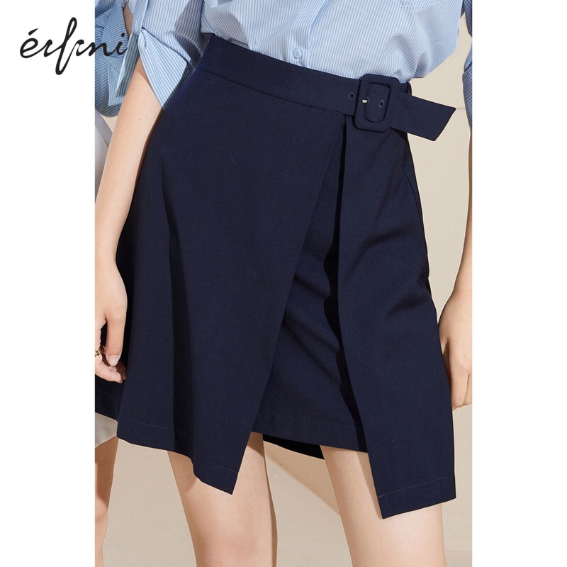 Chân váy xanh đen Eifini