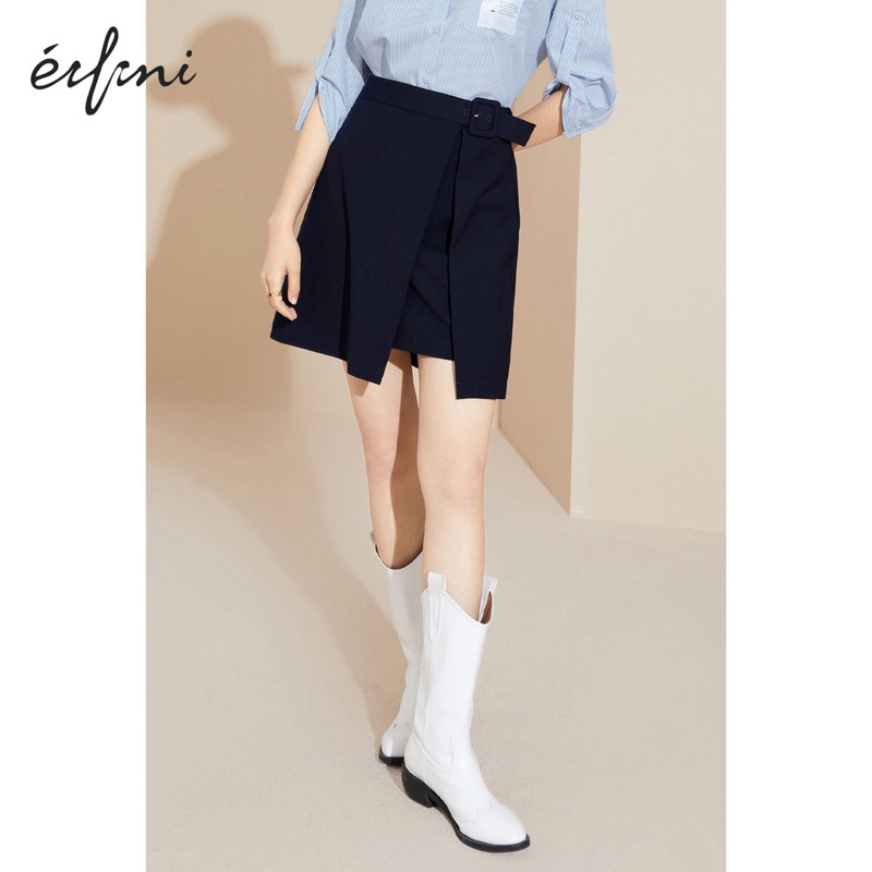 Chân váy xanh đen Eifini