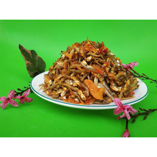 Cá cơm mờm Sữa lon 300gram - cá cơm rim giòn