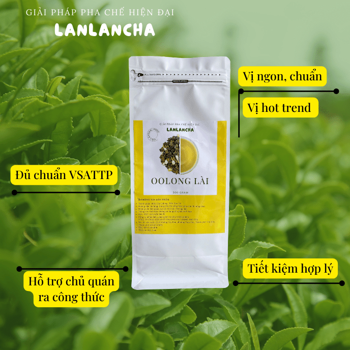 Trà olong lài kiểu Phê La Lasimi OLC01 đậm vị olong thơm nhài chuyên dùng pha chế