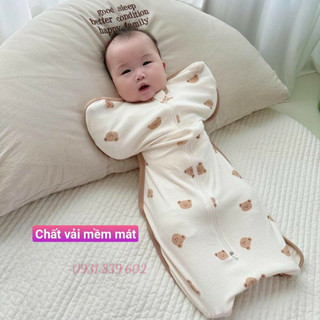 Nhộng chũn-quấn chũn-ủ chũn giúp ngủ sâu giấc cho bé sơ sinh có 2 size