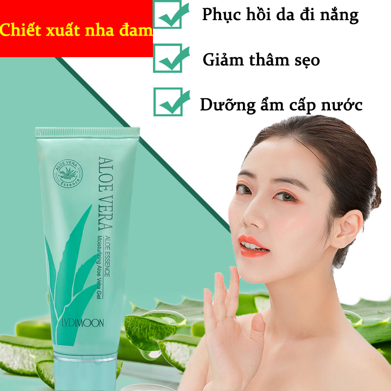 Gel Nha Đam dưỡng ẩm Gel Lô Hội nội địa Trung dưỡng da, cấp ẩm cho da mặt Dưỡng Da Đa Năng , Dưỡng Ẩm Kiềm Dầu 40g