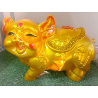 Heo đất tiết kiệm tiền, heo thiên thần, size 33cm, tiết kiệm được tiền và nhẫn vàng