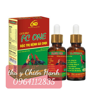 Cặp giải quyết hen khẹc, tiêu chay trên gà chọi FC ONe