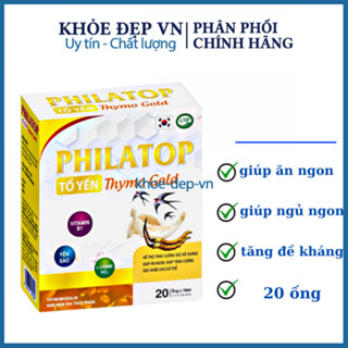 Ống Philatop đông trùng hạ thảo - Tăng đề kháng cho bé - hộp 20 ống x 10ml