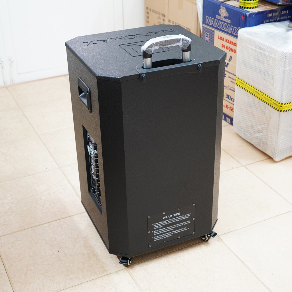 Loa Kéo Nanomax SK-15X5 Lưới Xám Bass 4 Tấc 40cm Công Suất 620w Karaoke Bluetooth