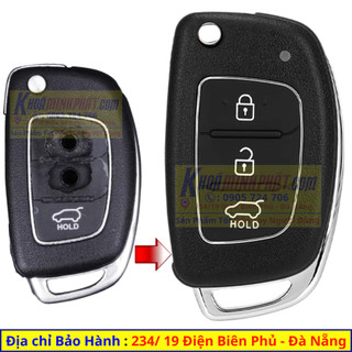 Vỏ chìa khóa xe Hyundai I10, Solati, Accent, I20, I30 , Elantra, Santafe V42
