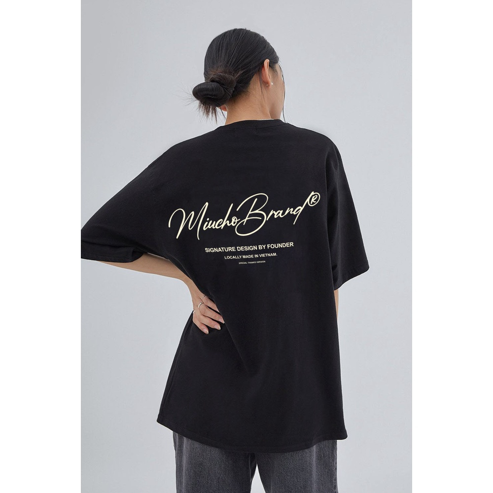 Áo thun Miucho Typo Brand