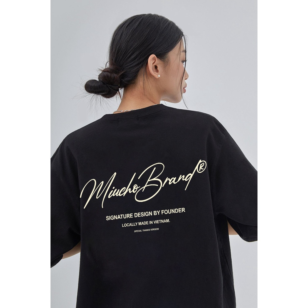 Áo thun Miucho Typo Brand
