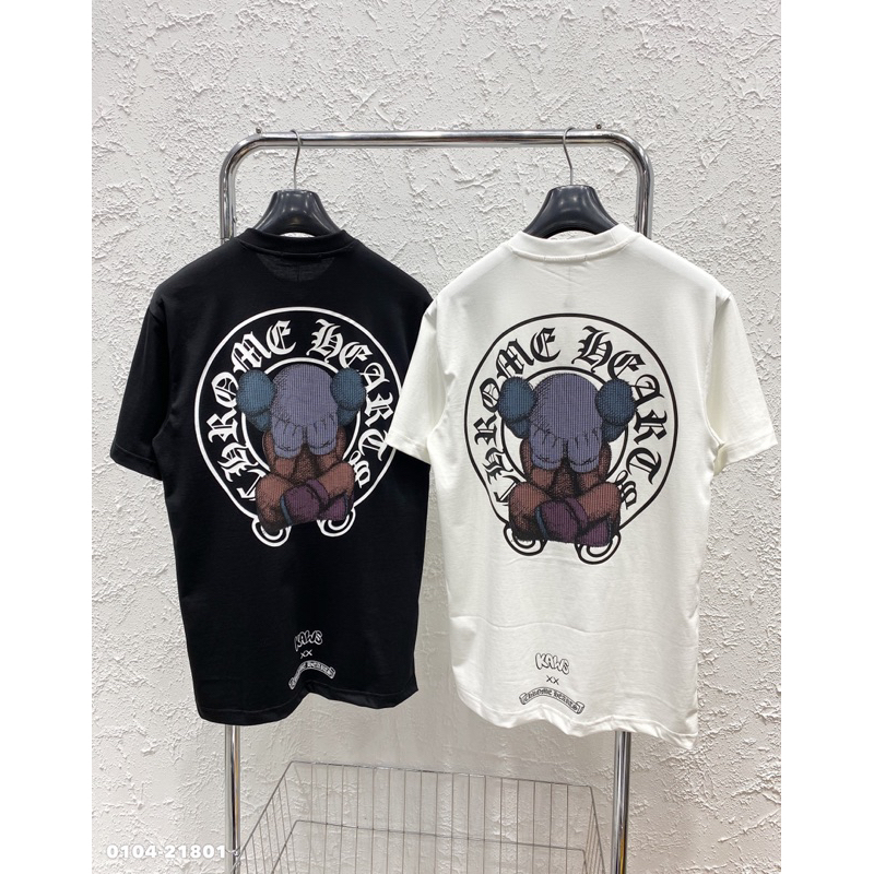 Áo Thun Chrome Heart Kaws Thun 100% cotton 2 - HÀNG FULL TEM TAG