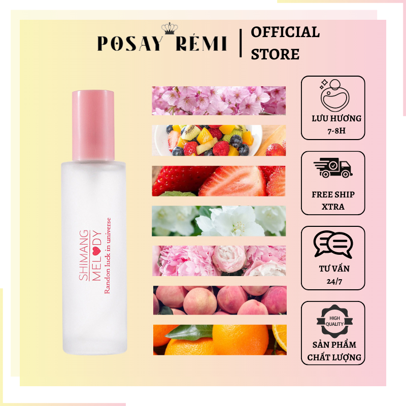 Nước Hoa Nội Địa Trung, Body Mist Xịt Toàn Thân Shimang, Hương Thơm Dịu Nhẹ, Tươi Mát 30ML - Posay Rémi
