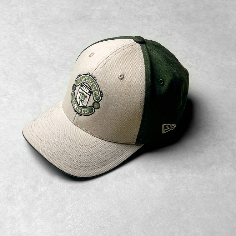 Nón Nỉ MUFC- Phối Xanh Lá Kem