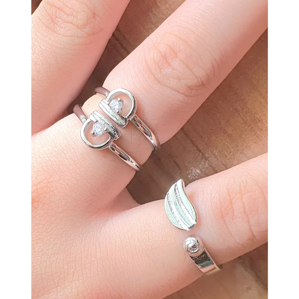 Nhân mạ bạc, nhẫn thời trang, hàng si Nhật Bản
