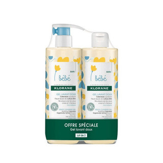 Sữa tắm gội 2 in 1 klorane bebe pháp cho bé 500ml