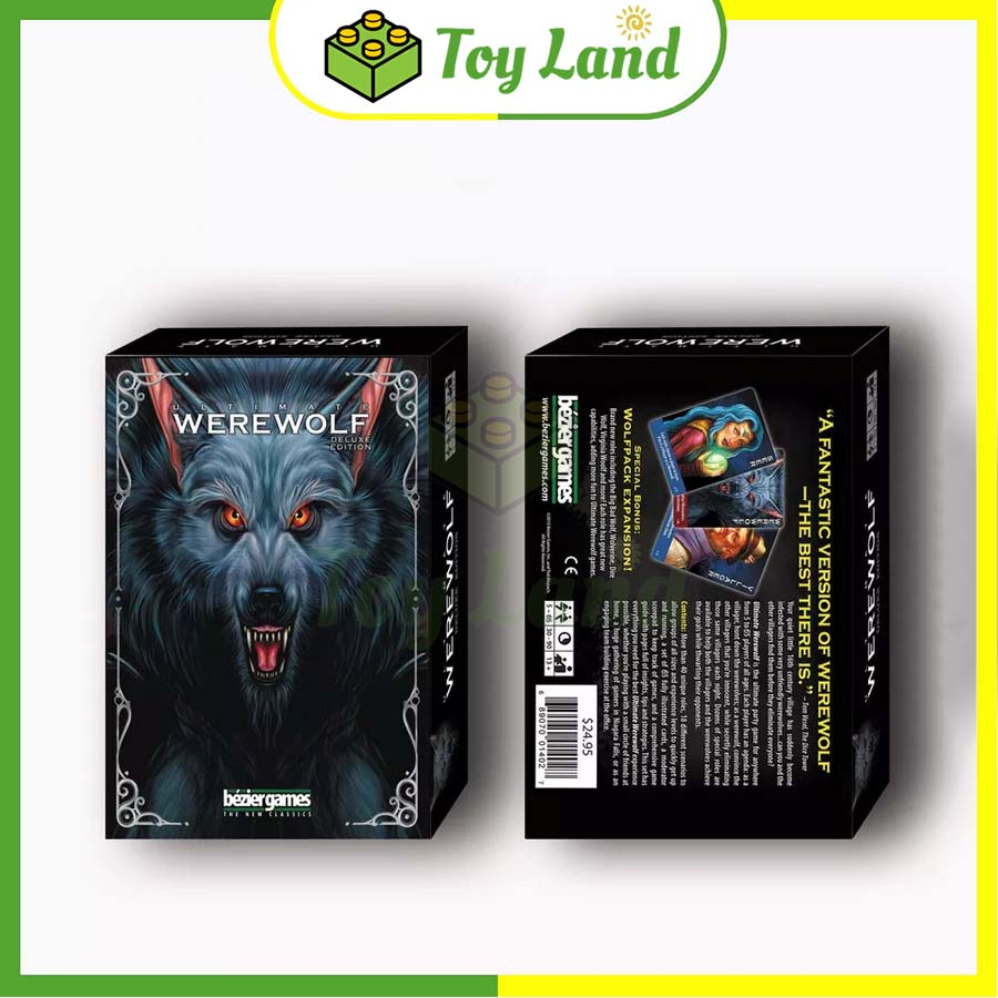 Bài Ma Sói Werewolf Ultimate Việt Hóa Board Game 64 Lá Chất Giấy Dày