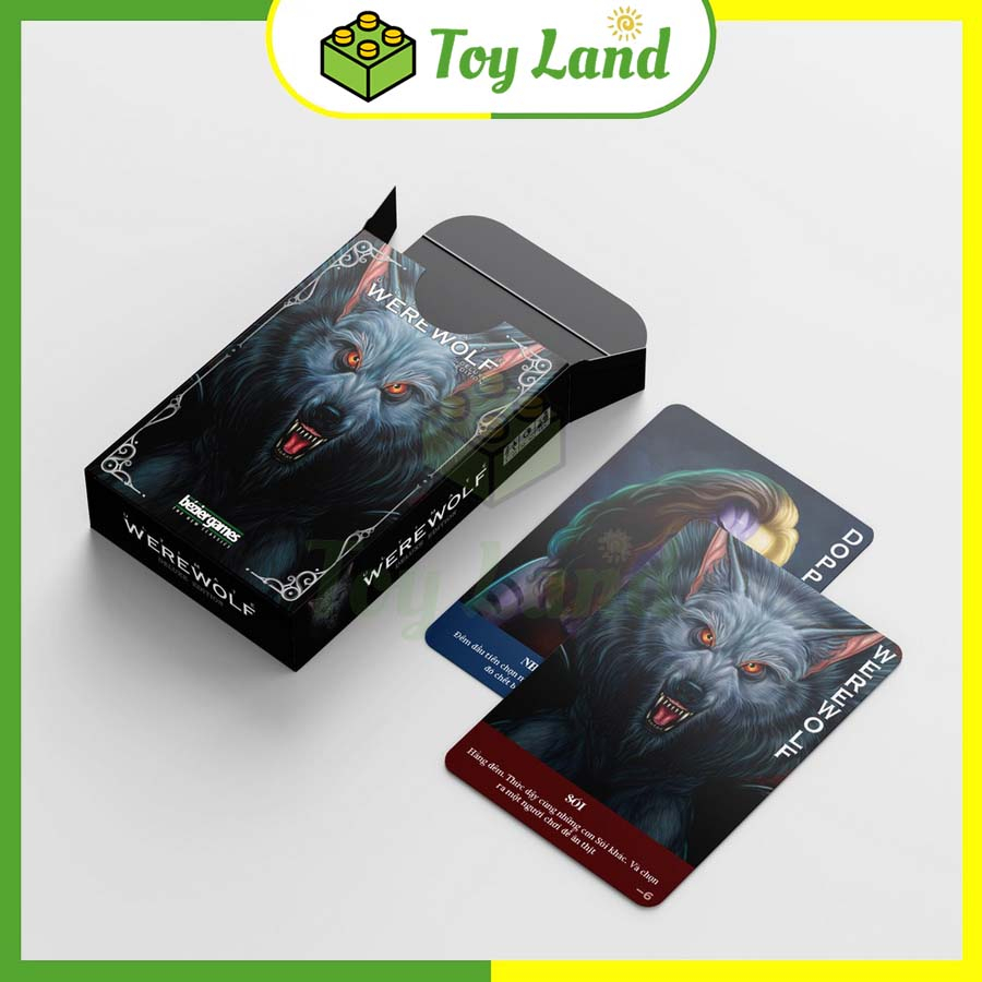 Bài Ma Sói Werewolf Ultimate Việt Hóa Board Game 64 Lá Chất Giấy Dày