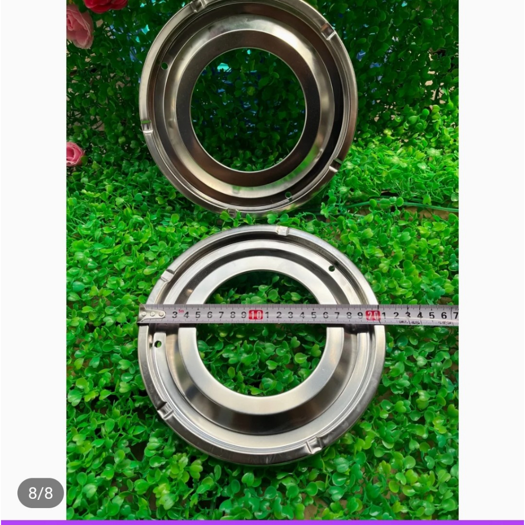 Combo 2 Khay đĩa bếp gas Inox thay thế cho bếp gas phổ thông