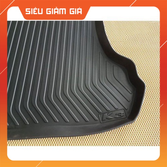 Lót cốp nhựa dẻo xe Kia K3, Cerato 2014 2017 2018 - Nhựa TPO Không mùi , không thấm nước