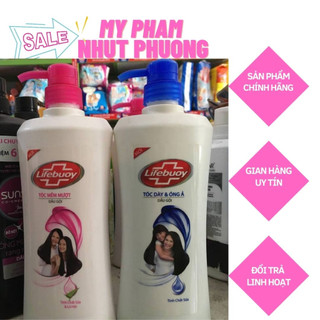 Dầu gội lifebuoy tóc dày óng ả . mềm mượt 650g