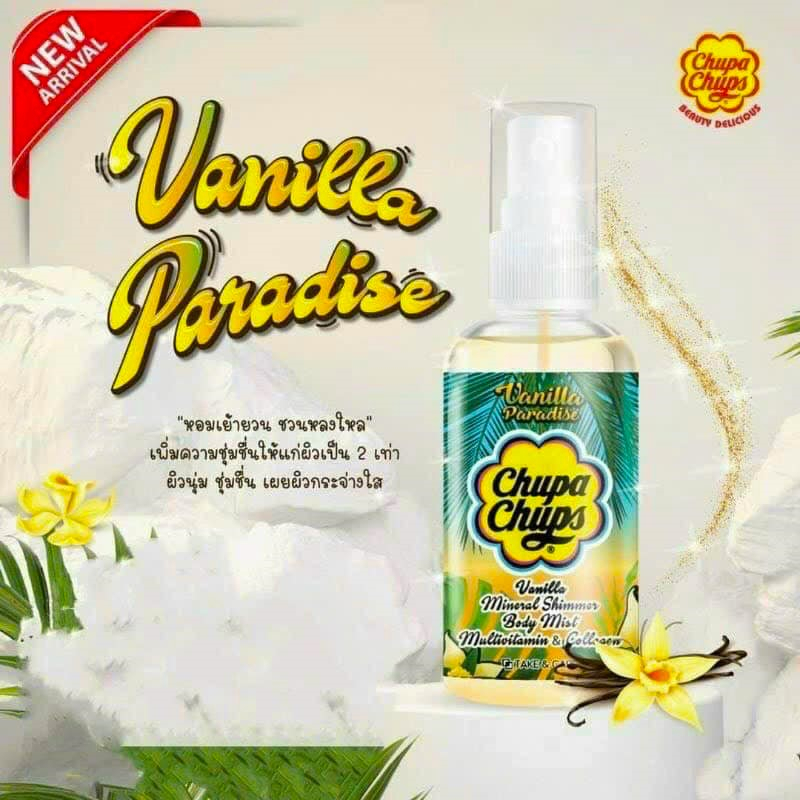 XỊT THƠM TÓC VÀ BODY 2IN1 HAIR & BODY MIST CHUPA CHUPS 60ml THÁI LAN