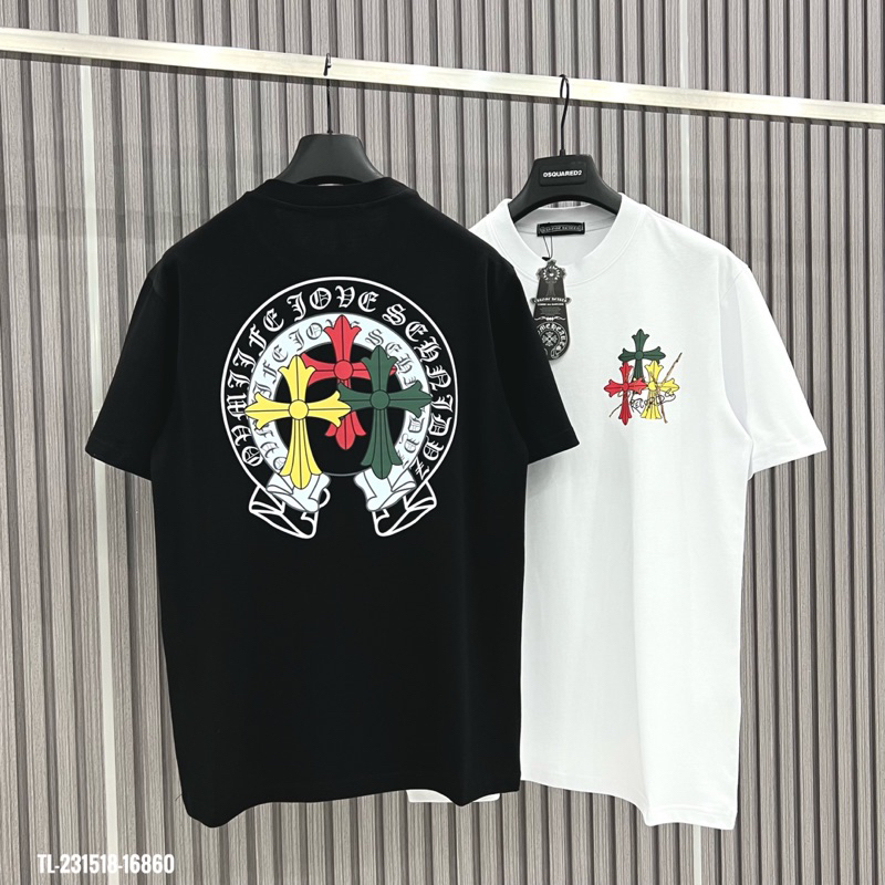 Áo Thun Chrome Hearts thun 100% cotton 2 chiều - HÀNG FULL TEM TAG