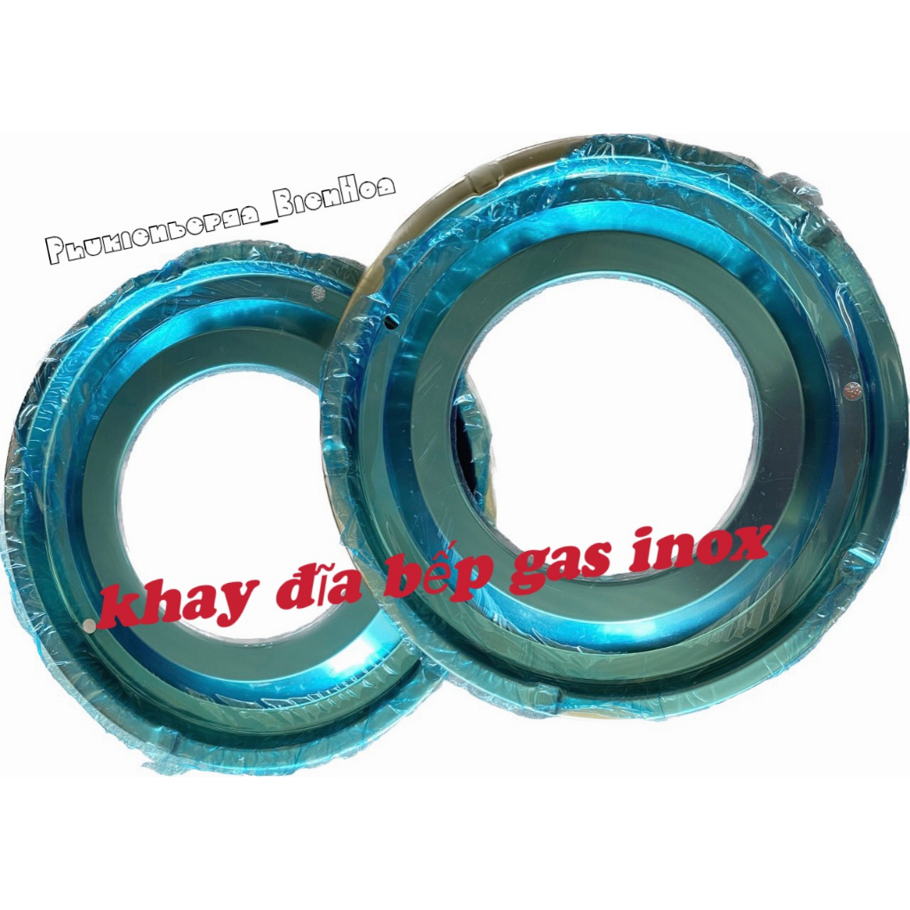 Combo 2 Khay đĩa bếp gas Inox thay thế cho bếp gas phổ thông