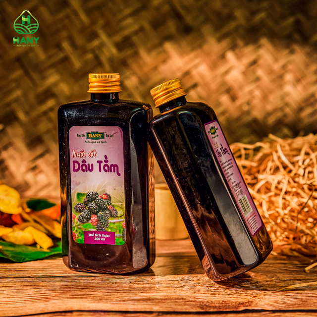 Nước Cốt Dâu Tằm HANY Đặc Sản Đà Lạt Thơm Ngon, Giải Nhiệt Mùa Hè Chai 300ml