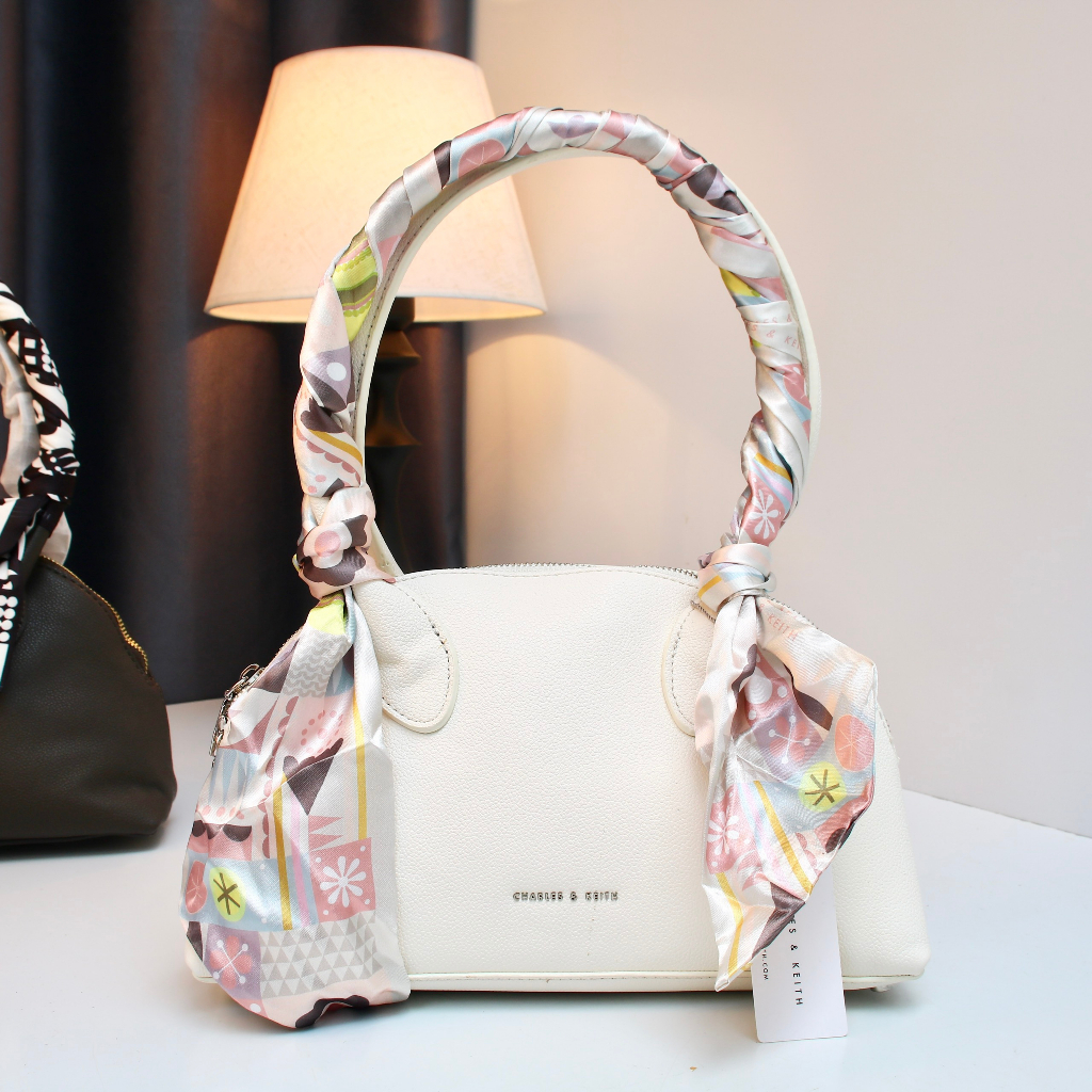 túi kẹp nách nữ kèm khăn lụa ck2-20270883 size 29cm đủ màu