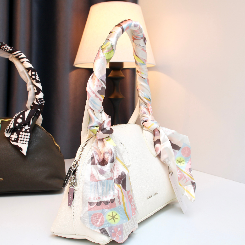 túi kẹp nách nữ kèm khăn lụa ck2-20270883 size 29cm đủ màu