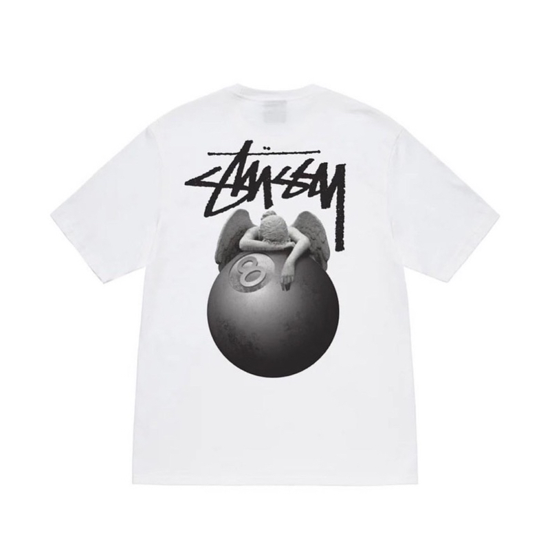 Áo Thun Stussy Angel thun 100% cotton 2 chiều - HÀNG FULL BỌC TEM TAG likeauth 99%