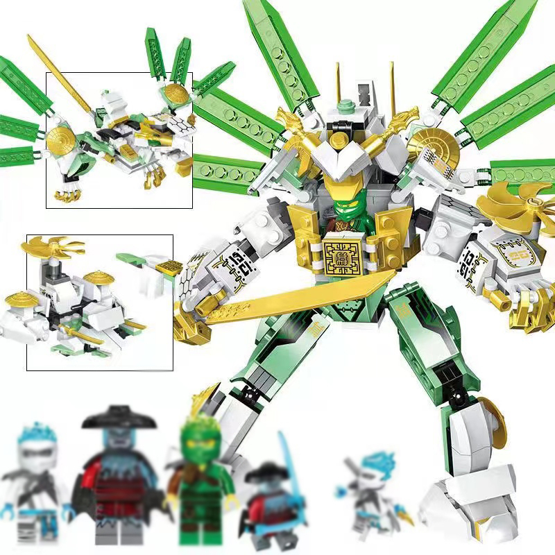 Đồ Chơi Lắp Ráp Ninja Lloyd's Titan Mech Mô Hình Lắp Ráp