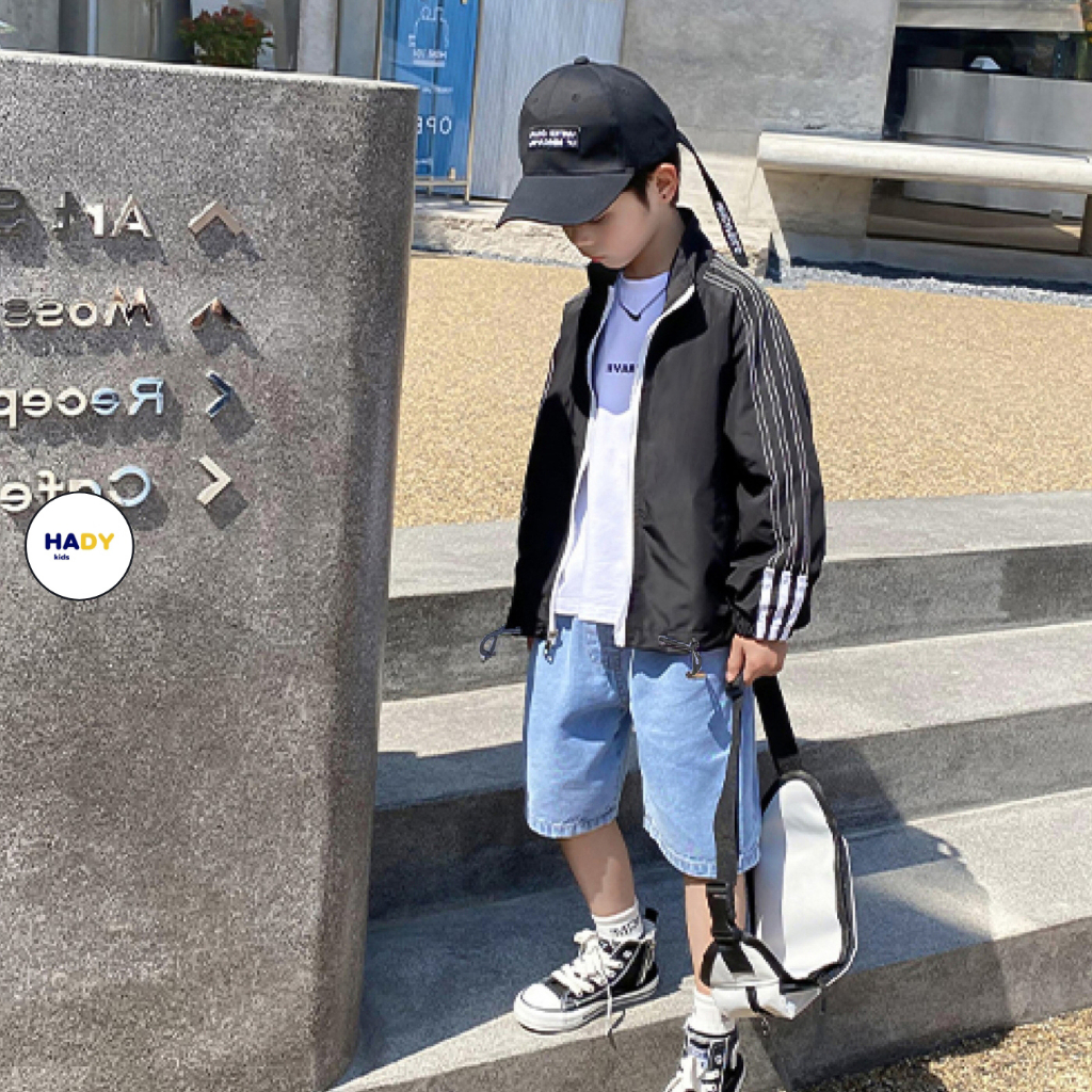 Áo khoác bé trai dù 2 lớp 0388 phong cách năng động cho bé
