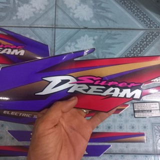 Tem Super Dream Tím 98 - 99 Tem Loại 1