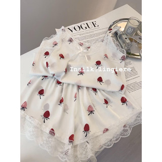 Bộ ngủ lụa hai dây