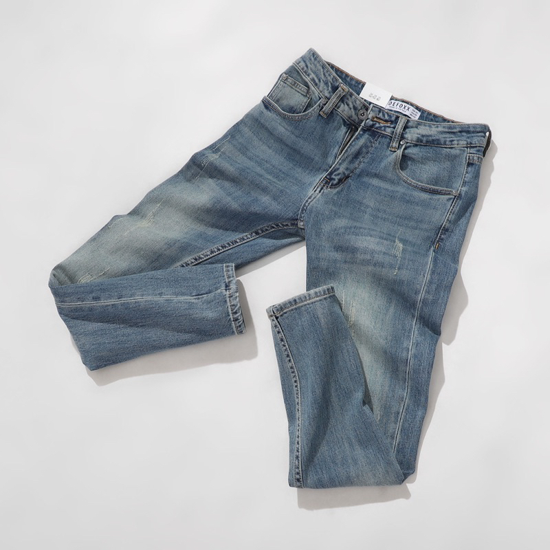 QUẦN JEAN XANH CÀO SƯỚC DF230427